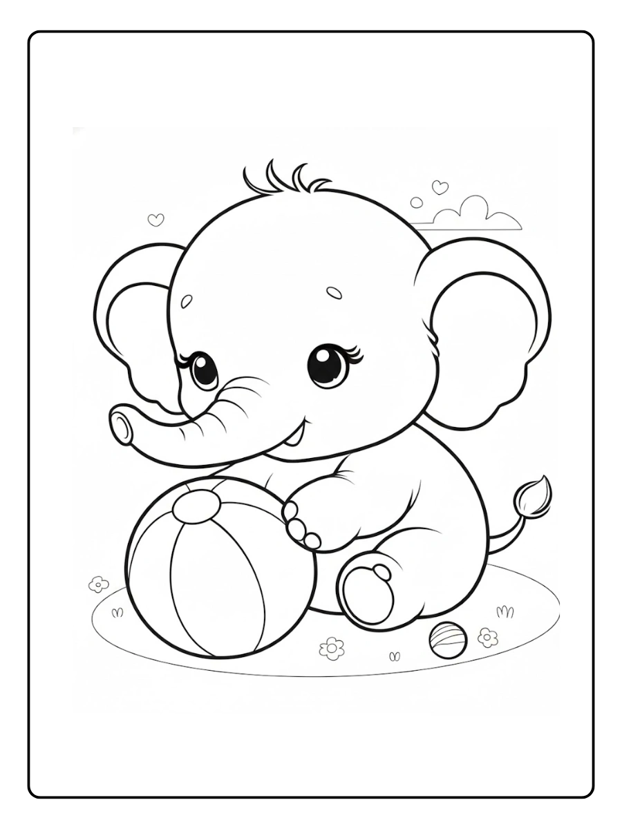 coloriage elephant (15)