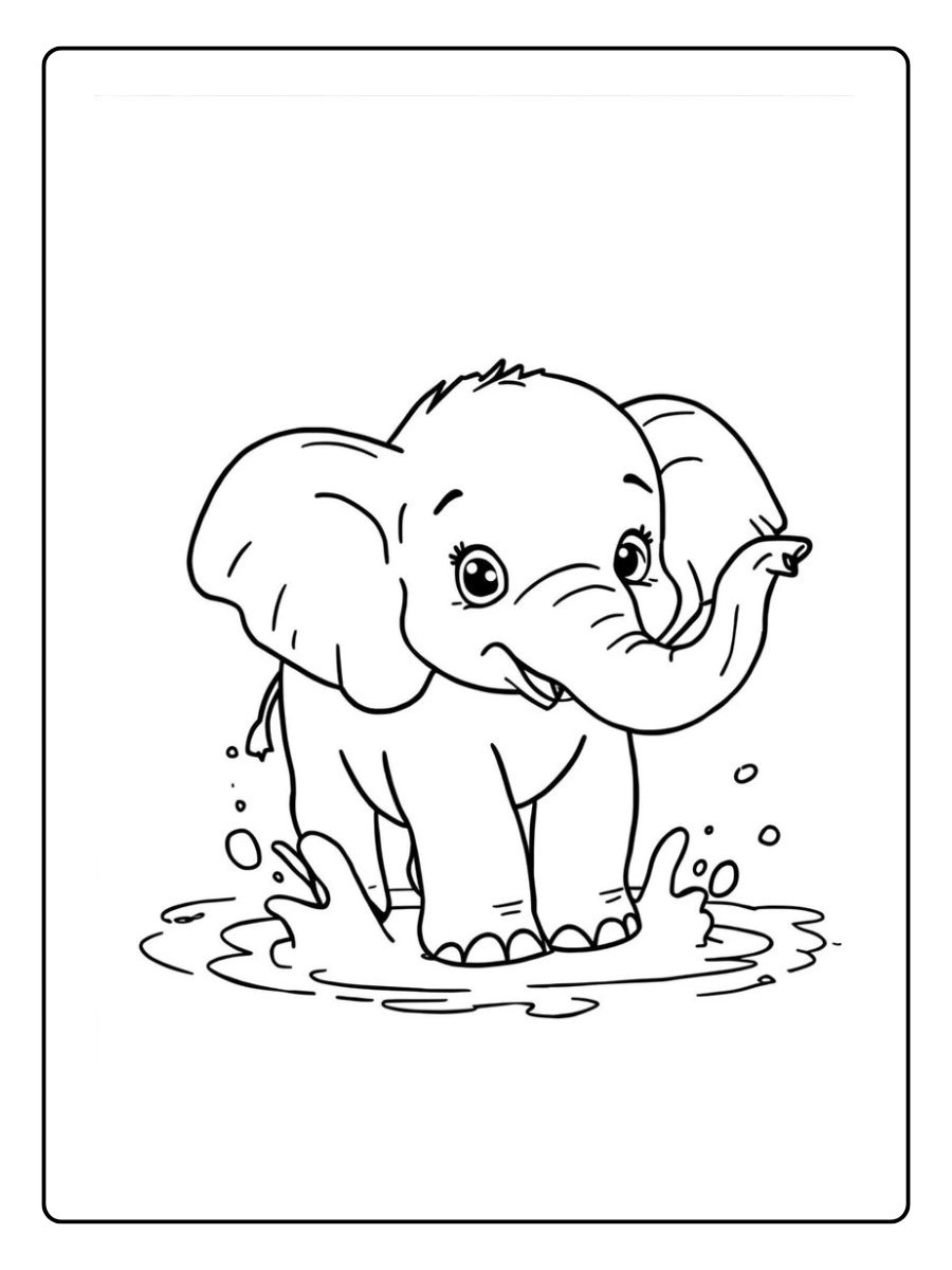 coloriage elephant (9)