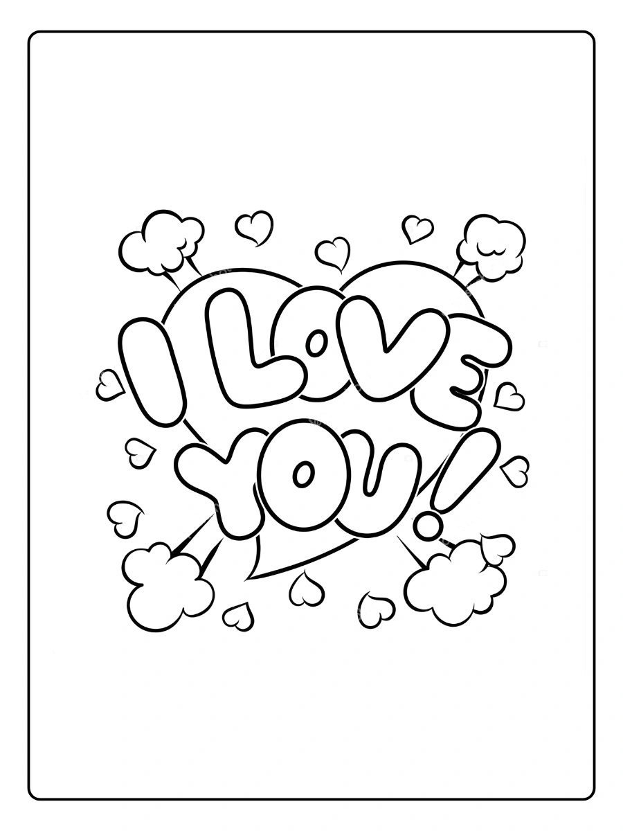 coloriage i love you (13)