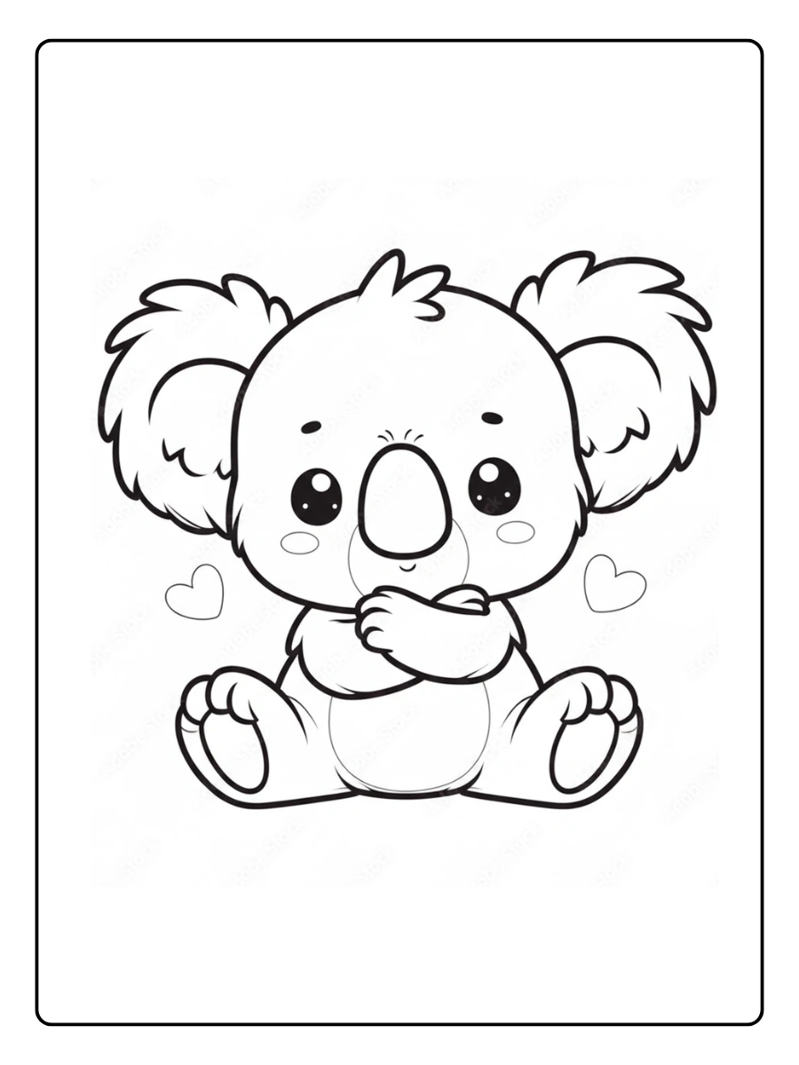 coloriage koala (2)
