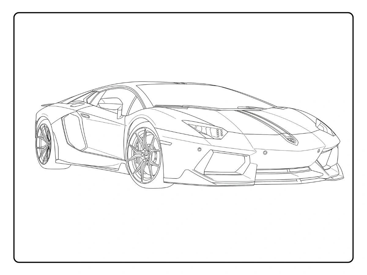 coloriage lamborghini (8)
