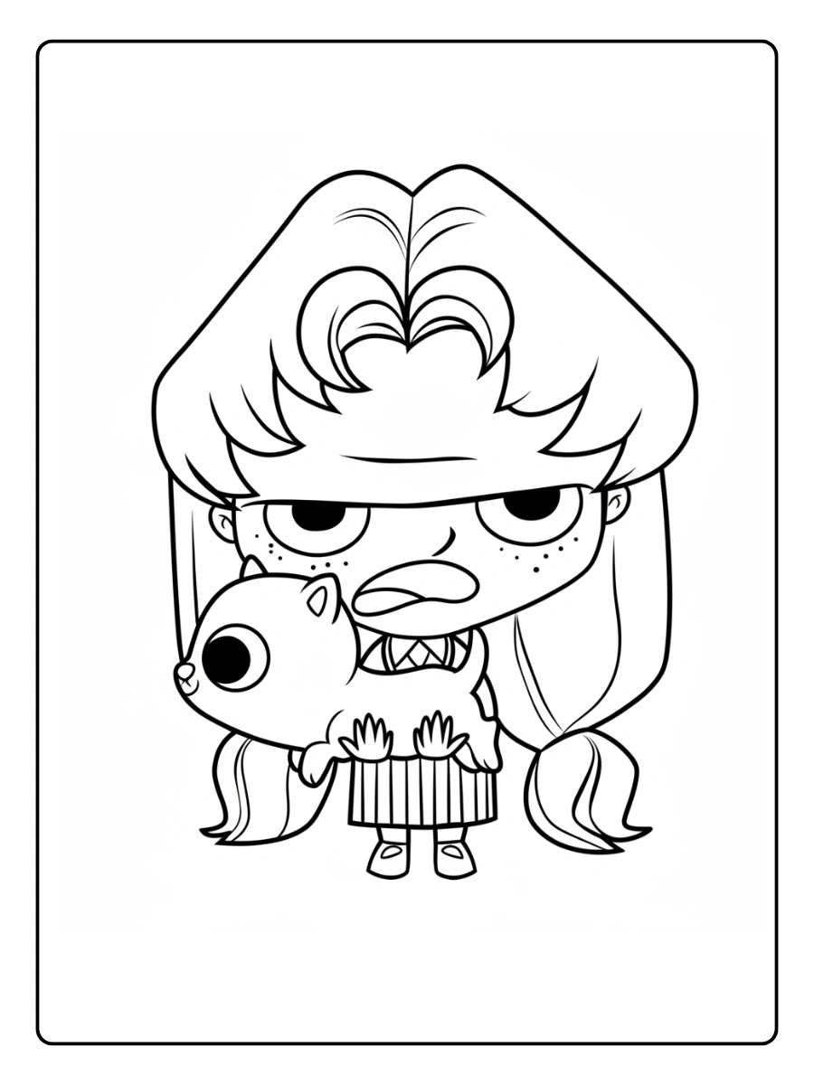 coloriage mortelle adele (2)