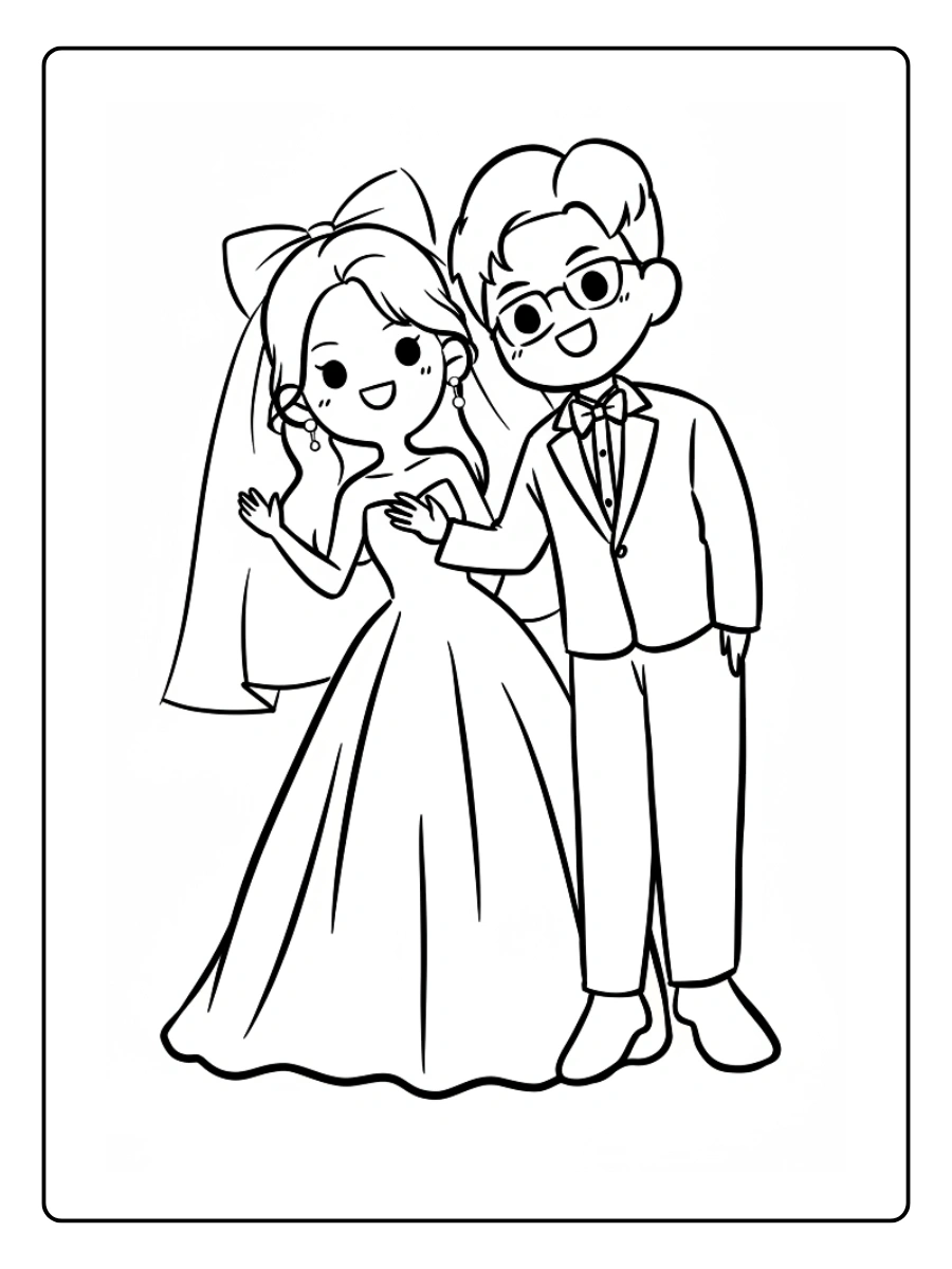 coloriage pour mariage (10)