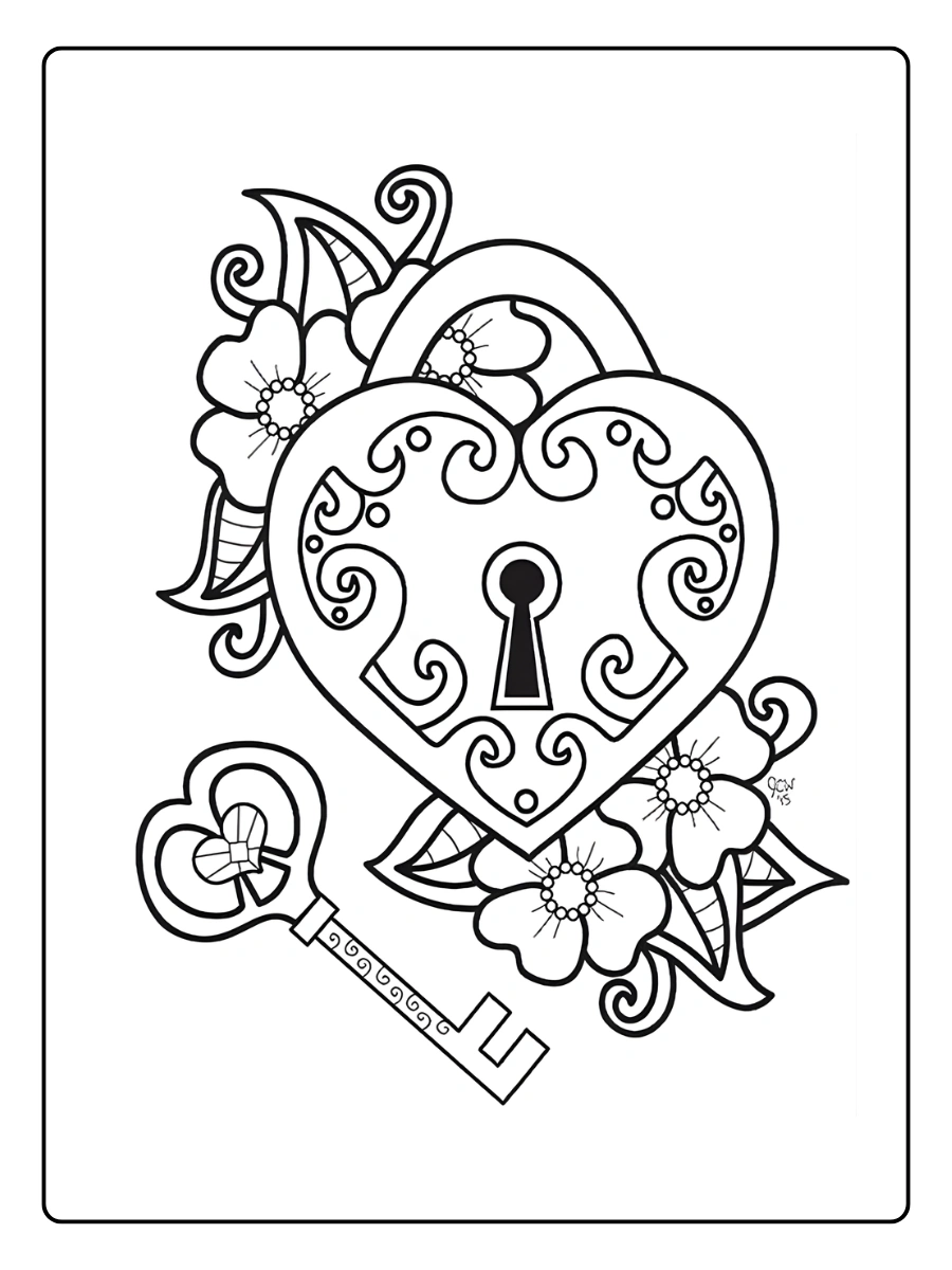 coloriage pour mariage (3)
