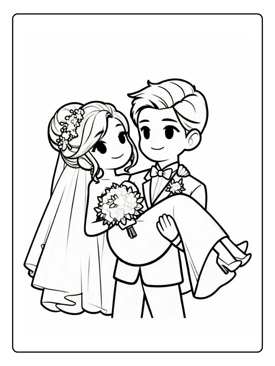 coloriage pour mariage (9)