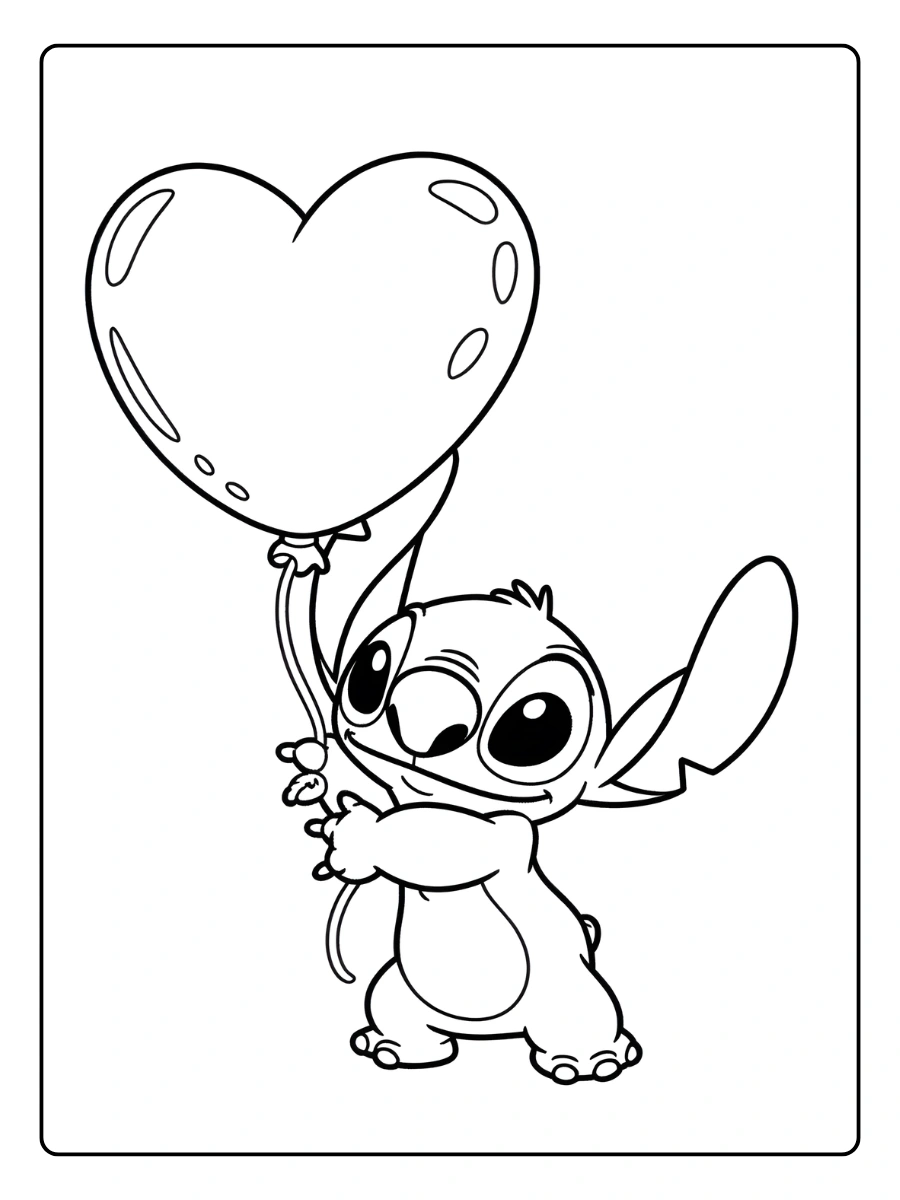 coloriage stitch anniversaire (8)