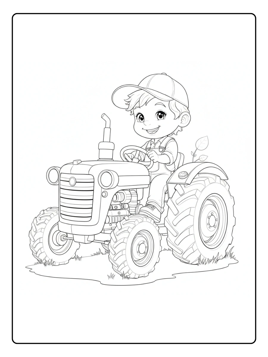 coloriage tracteur (10)