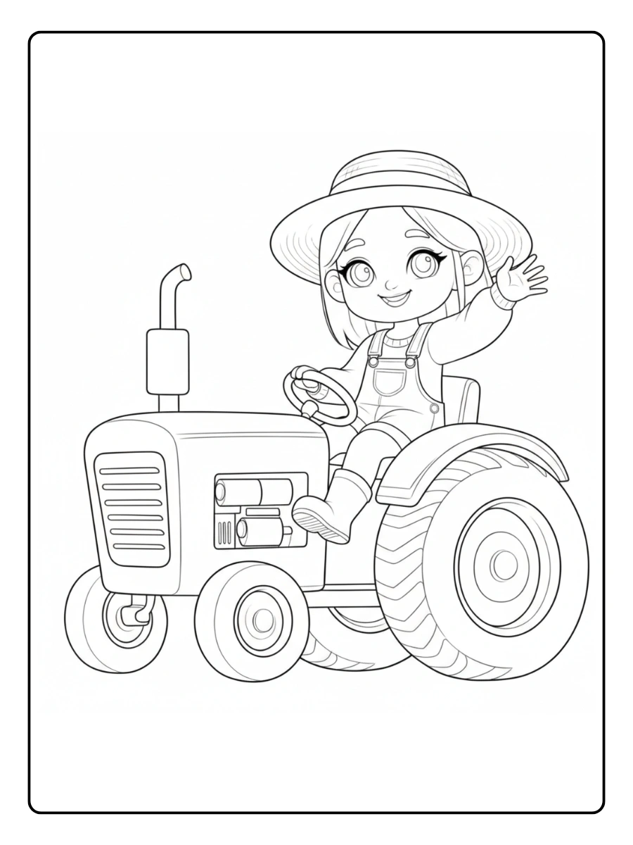 coloriage tracteur (9)