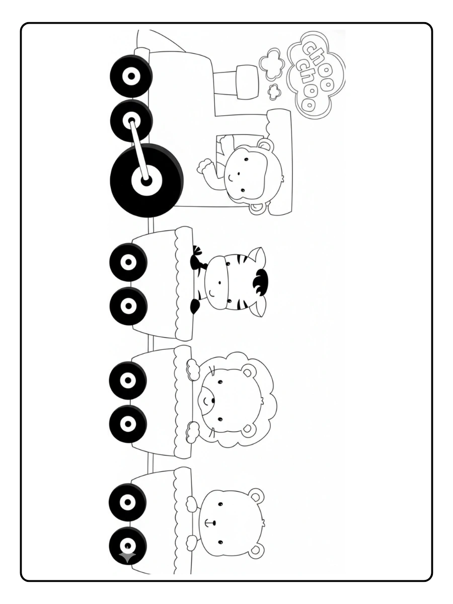 coloriage train (10)