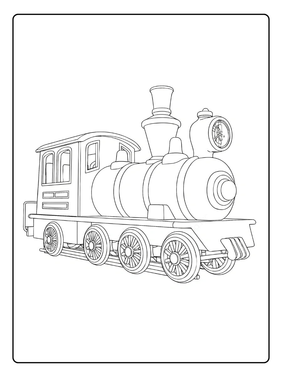 coloriage train (12)