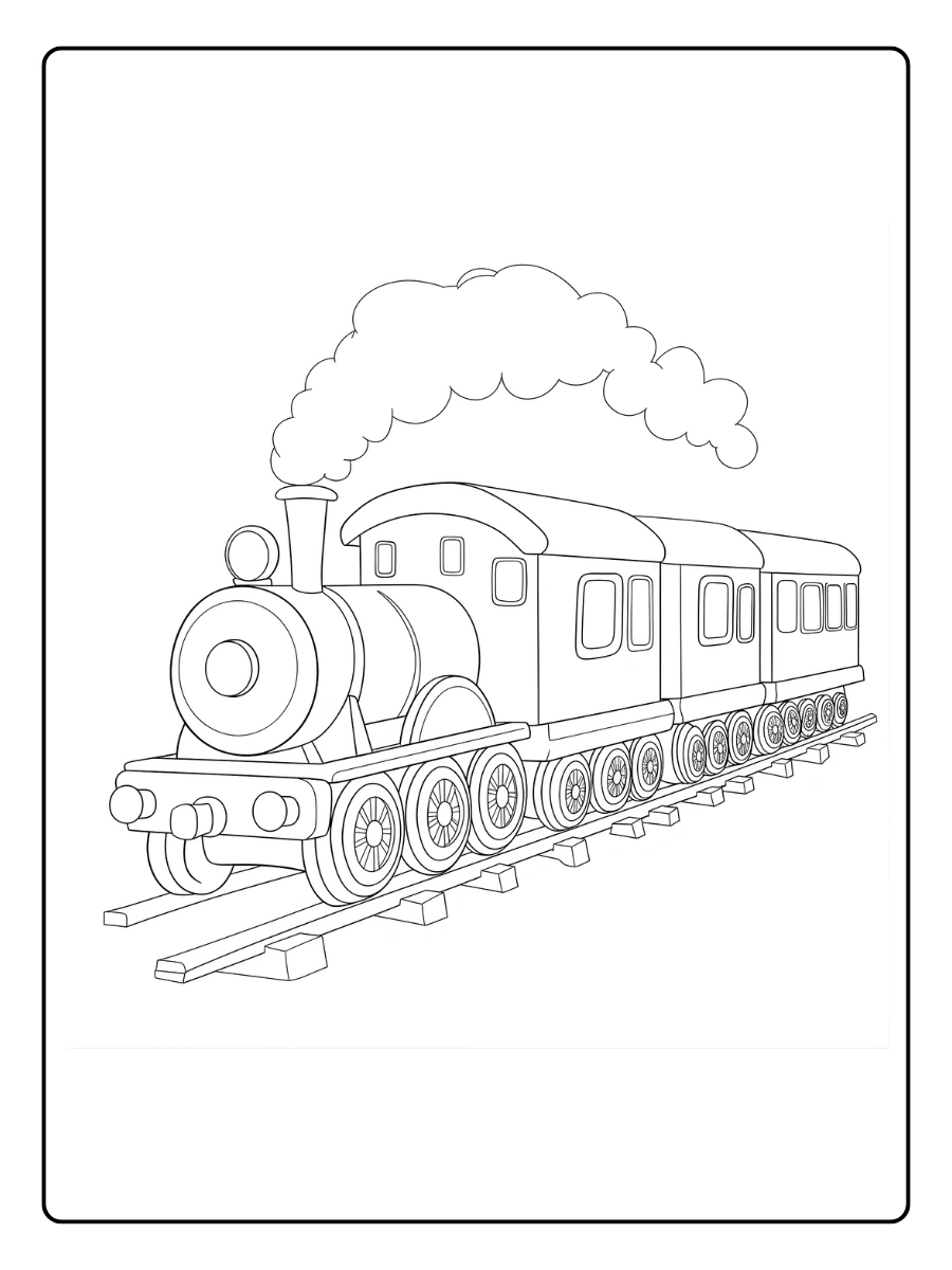 coloriage train (16)