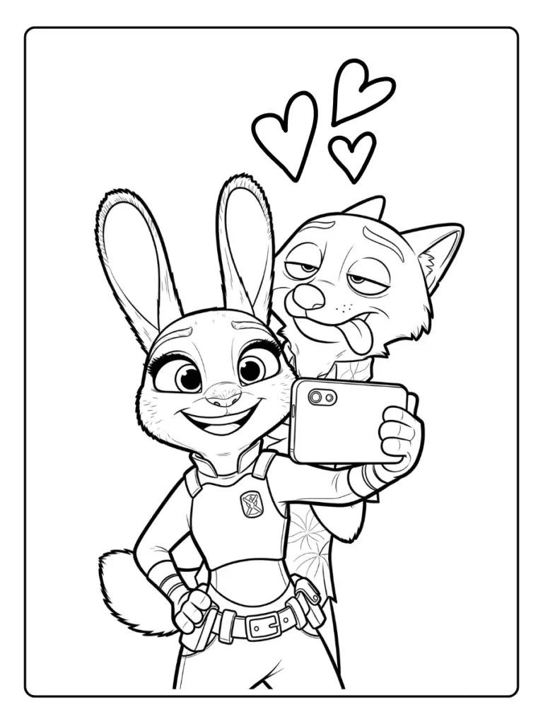 Coloriage Gratuit à Imprimer – Dessins à Colorier PDF & PNG 117 kawaii disney coloriage coeur (8)