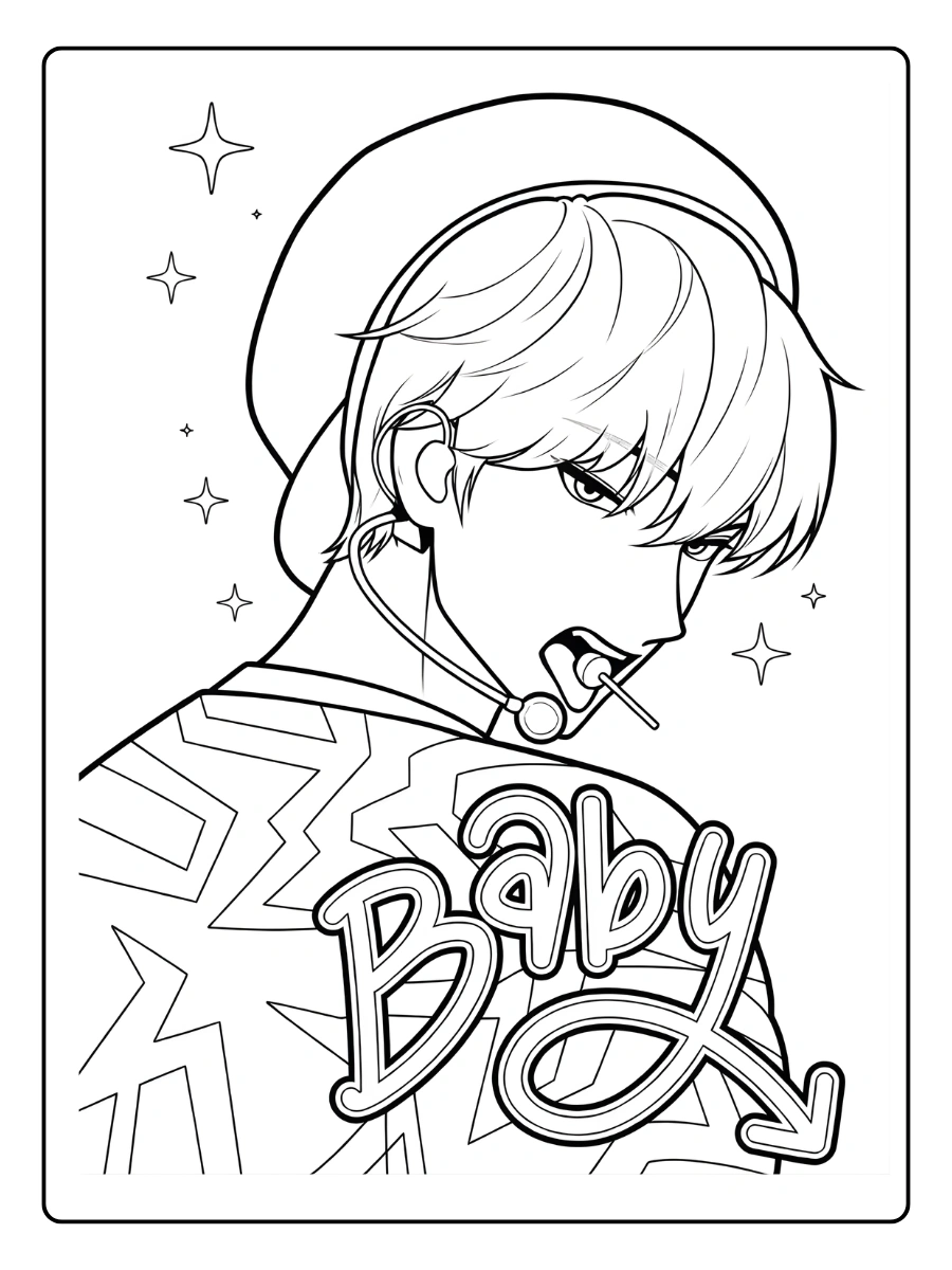 12+ Baby Saja Coloriage (Gratuit à imprimer) 1 Baby Saja Coloriage (11)