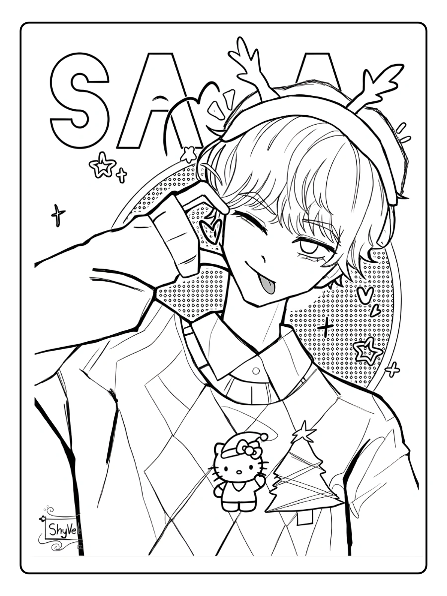 Baby Saja Coloriage (15)