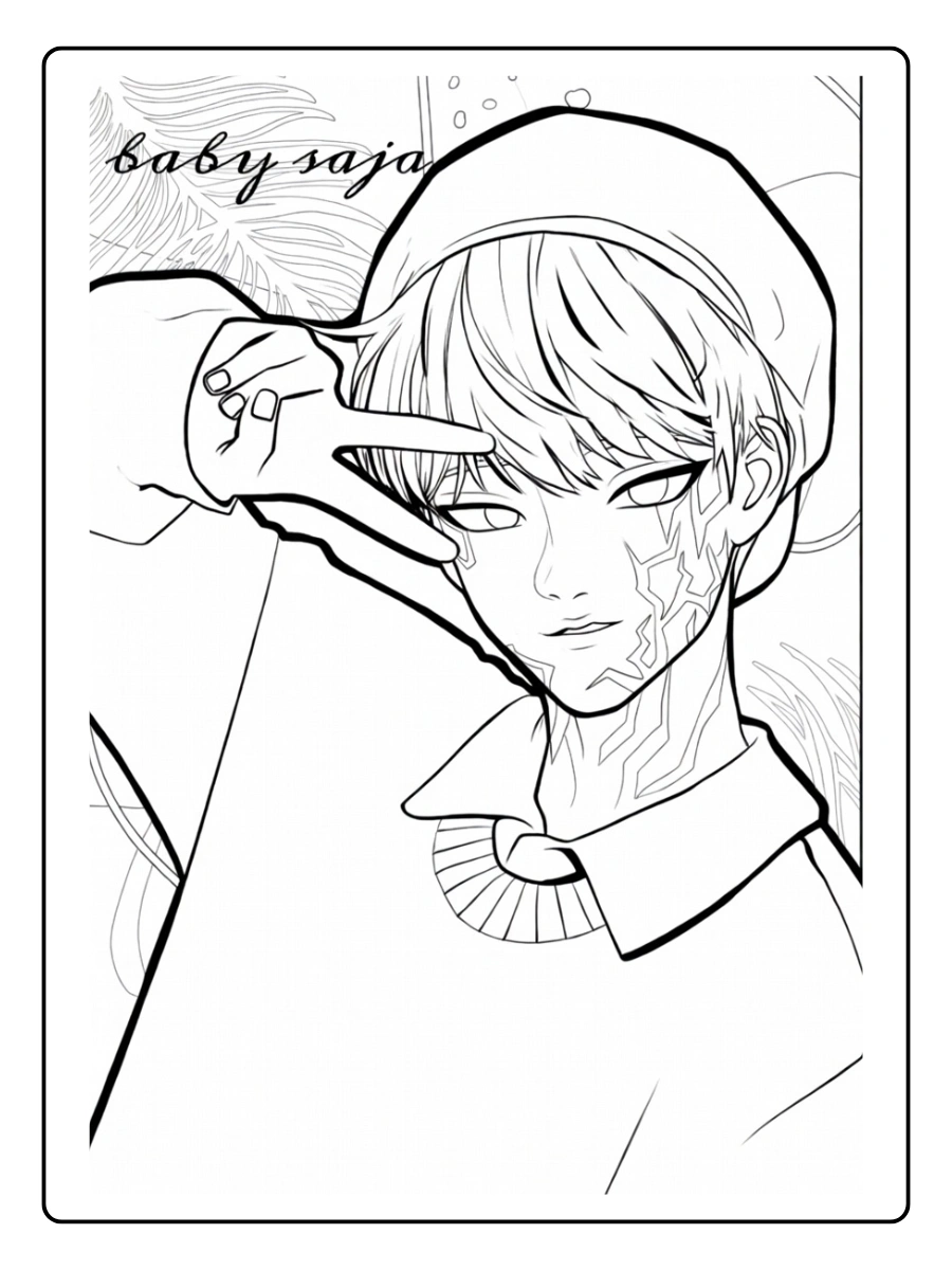 Baby Saja Coloriage (16)