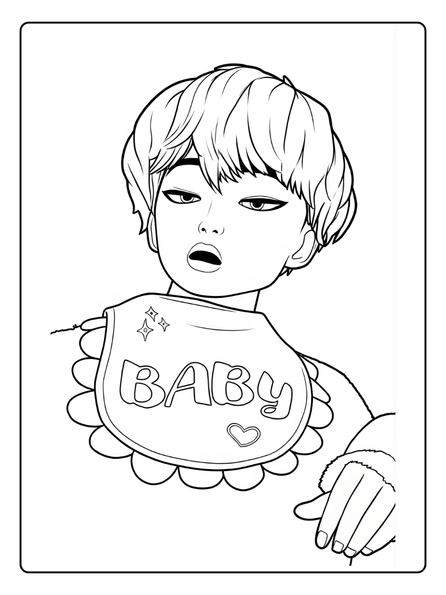 Baby Saja Coloriage (2)