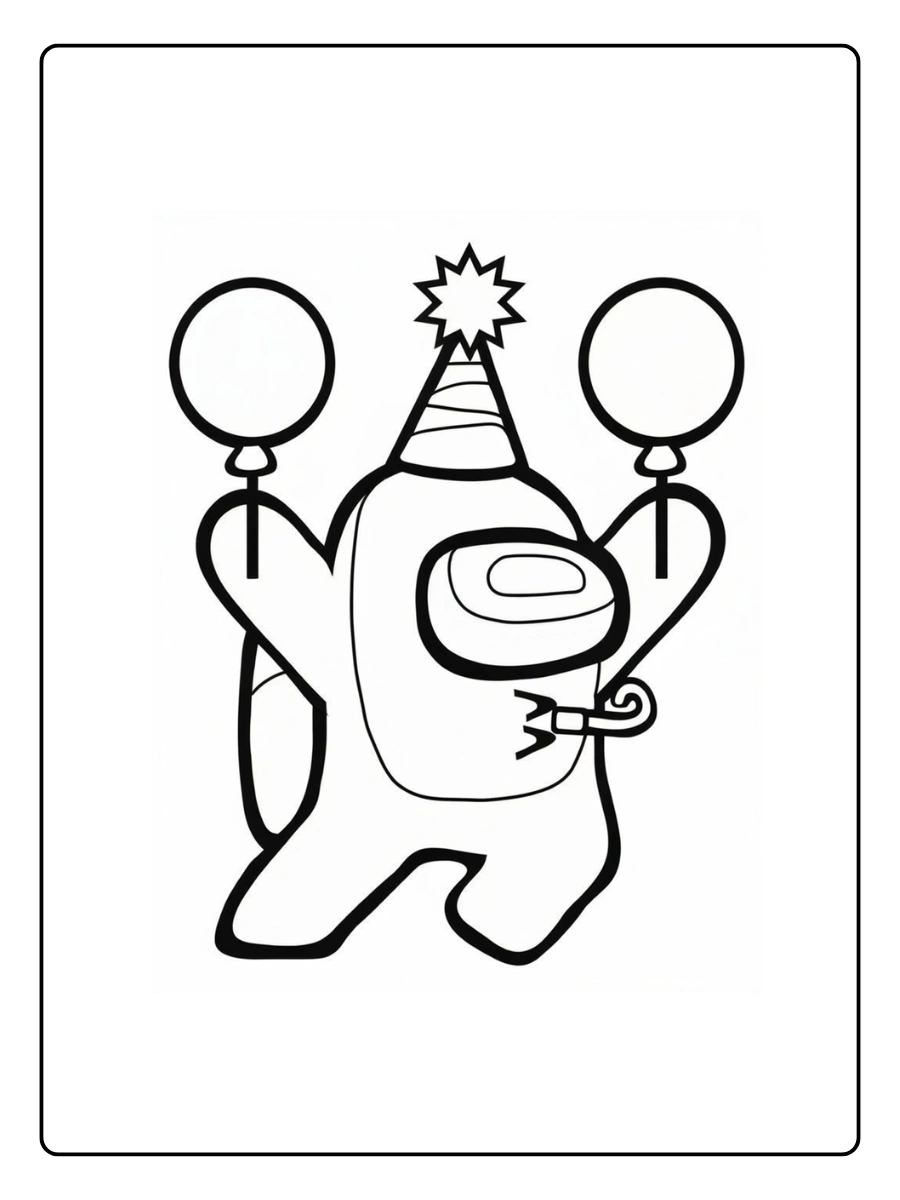 Coloriage Among Us (2)