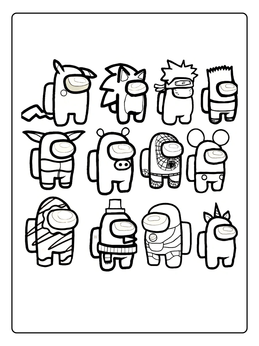 Coloriage Among Us (8)