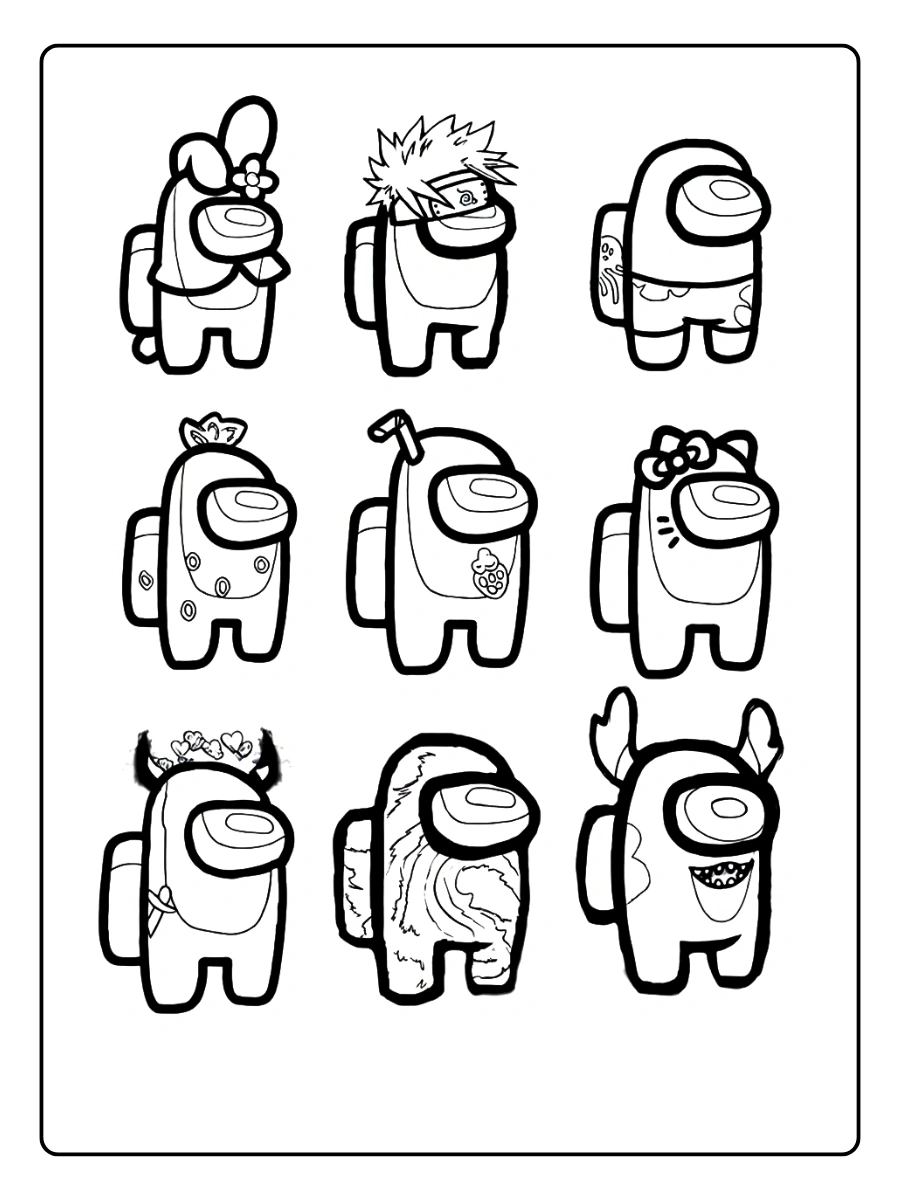 Coloriage Among Us (9)