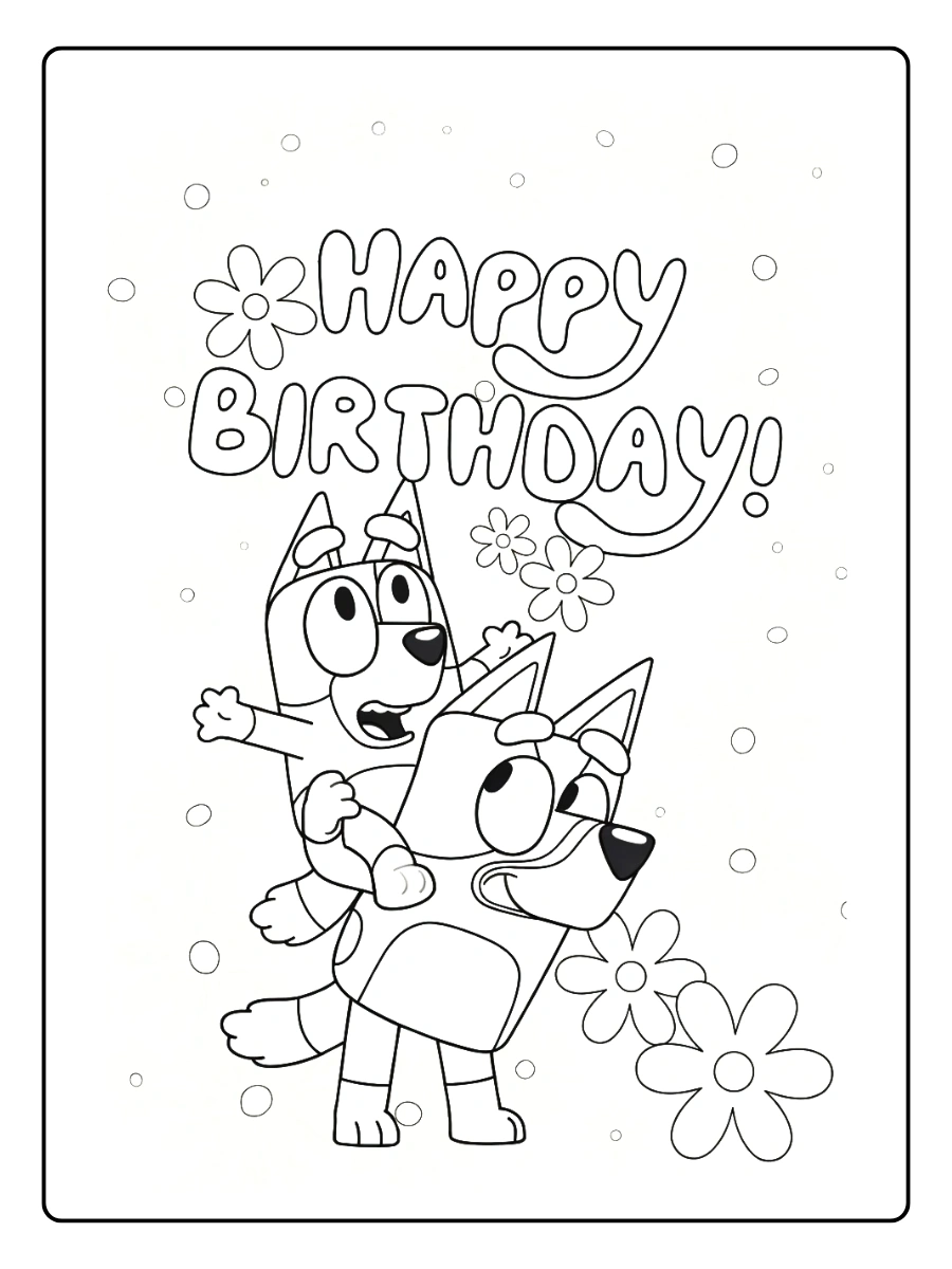Coloriage Bluey Anniversaire (6)