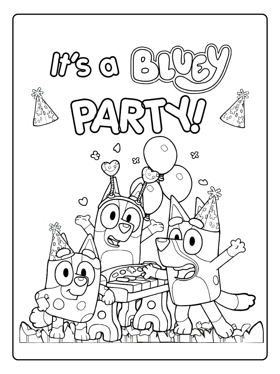 Coloriage Bluey Anniversaire (7)