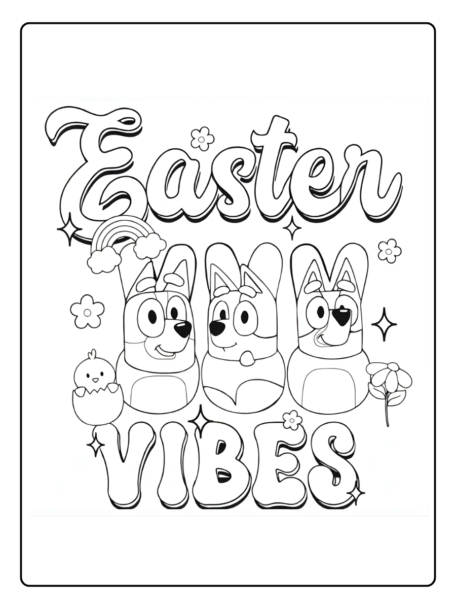 Coloriage Bluey Pâques (4)