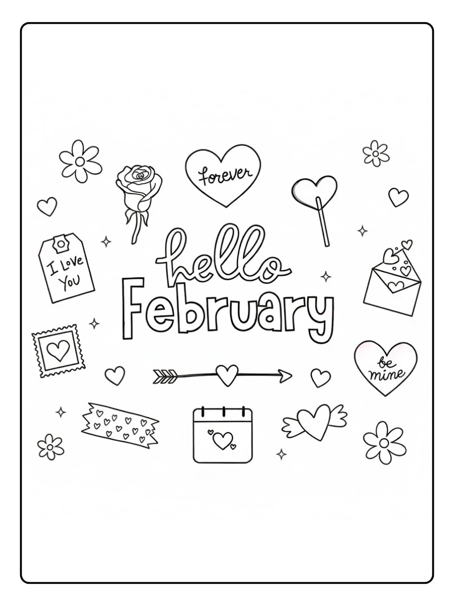 Coloriage Février (13)