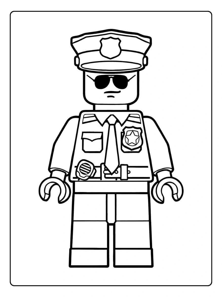 Coloriage LEGO City (2)