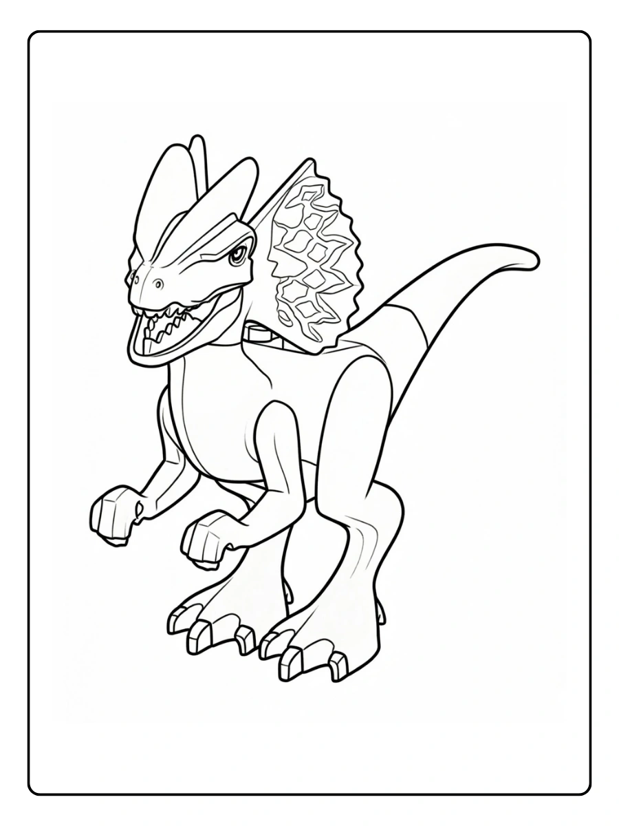 Coloriage LEGO Jurassic World (1)