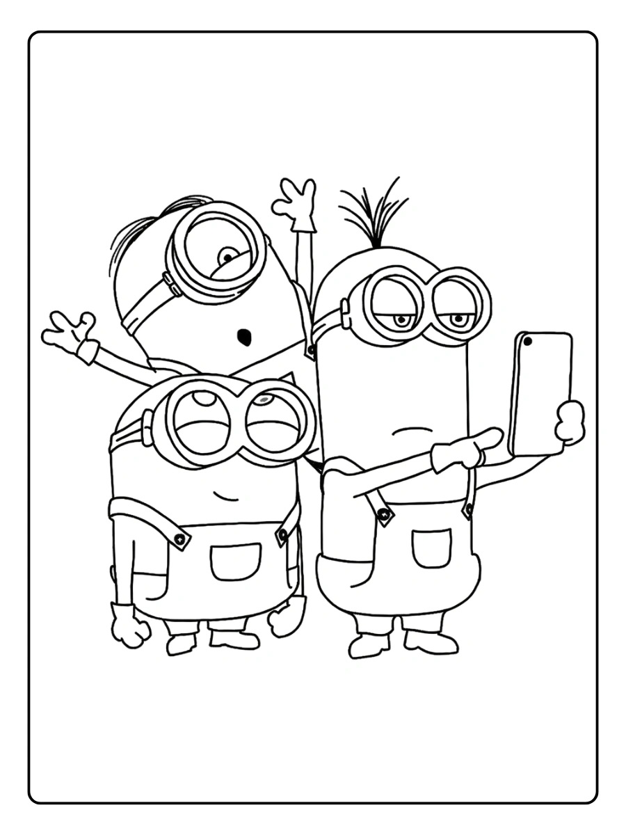 Coloriage Minion (2)