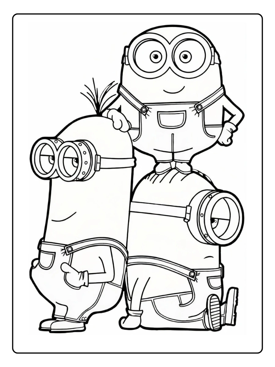 Coloriage Minion (3)