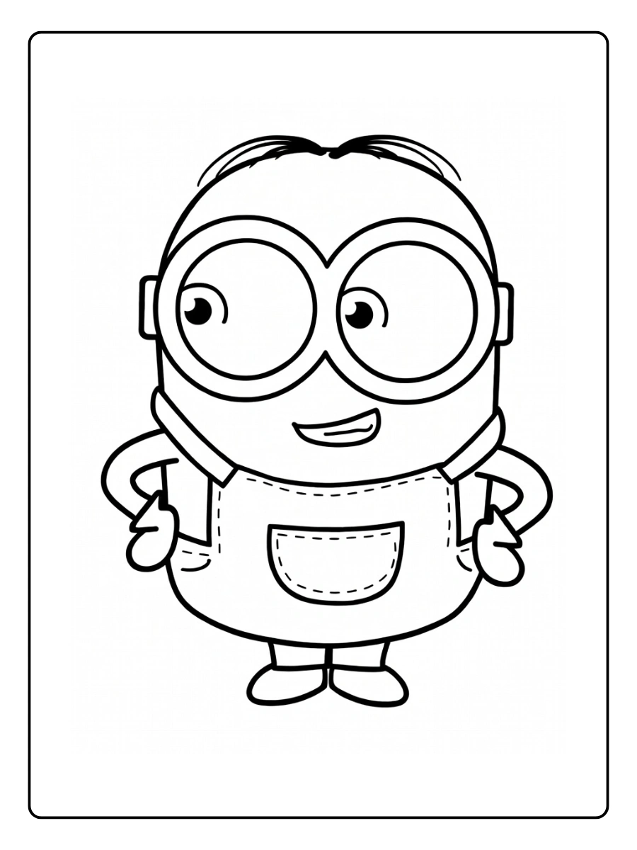 Coloriage Minion (4)