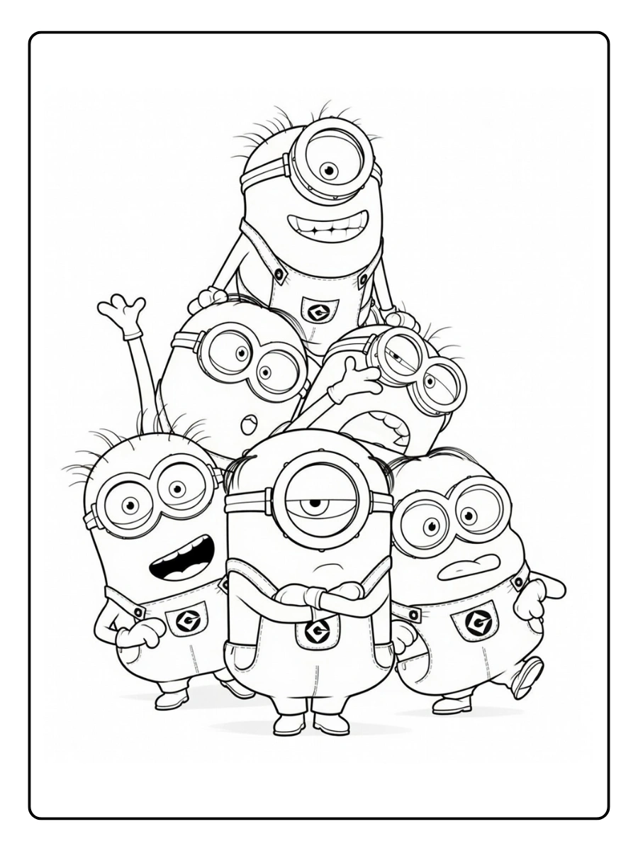 Coloriage Minion (7)