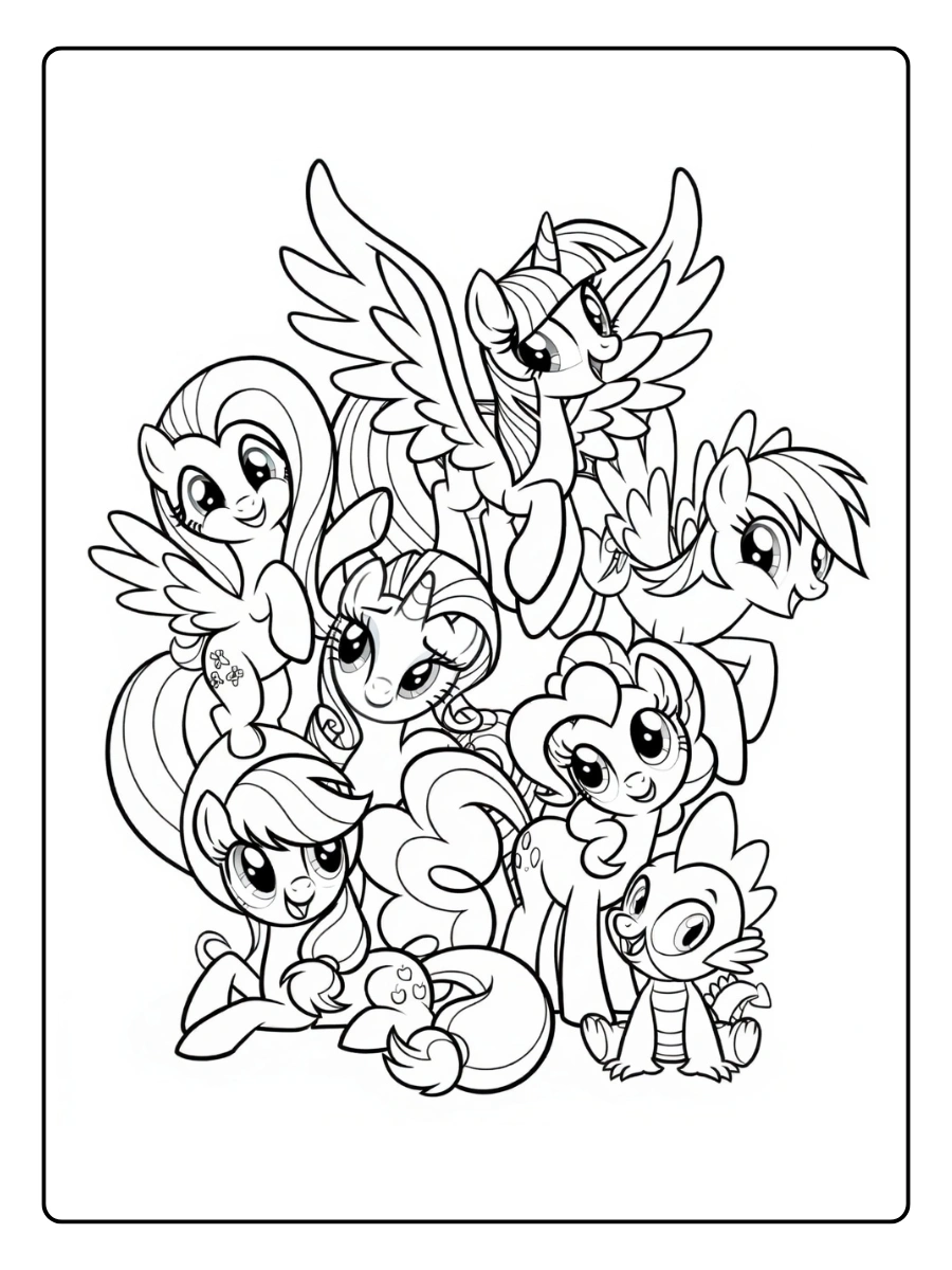 Coloriage My Little Pony (17)