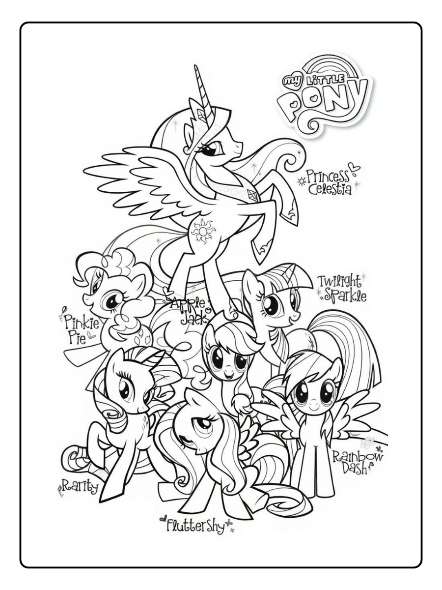 Coloriage My Little Pony (18)