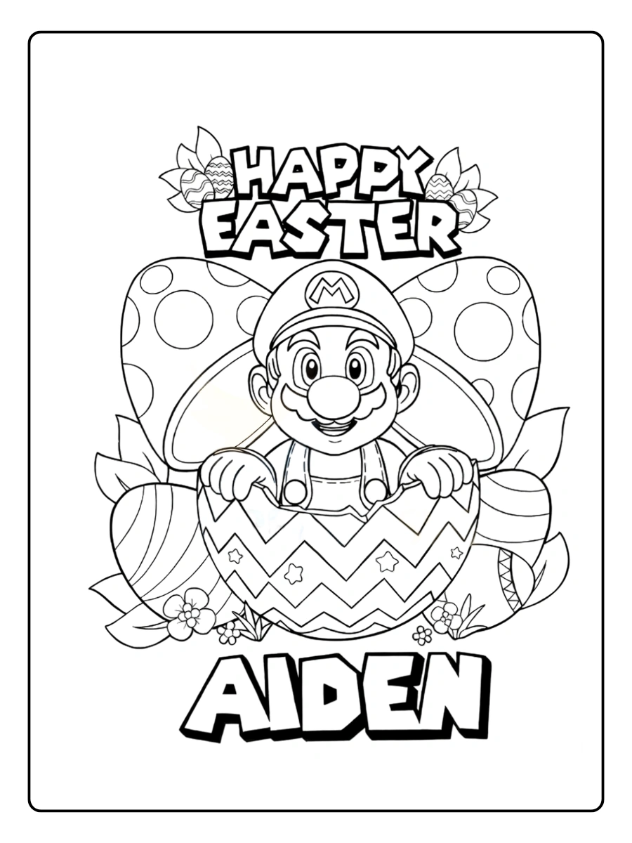 Coloriage Oeuf de Paques (31)