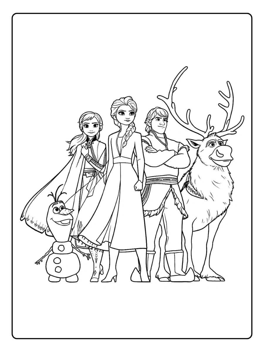 Coloriage Reine des Neiges 2 (14)