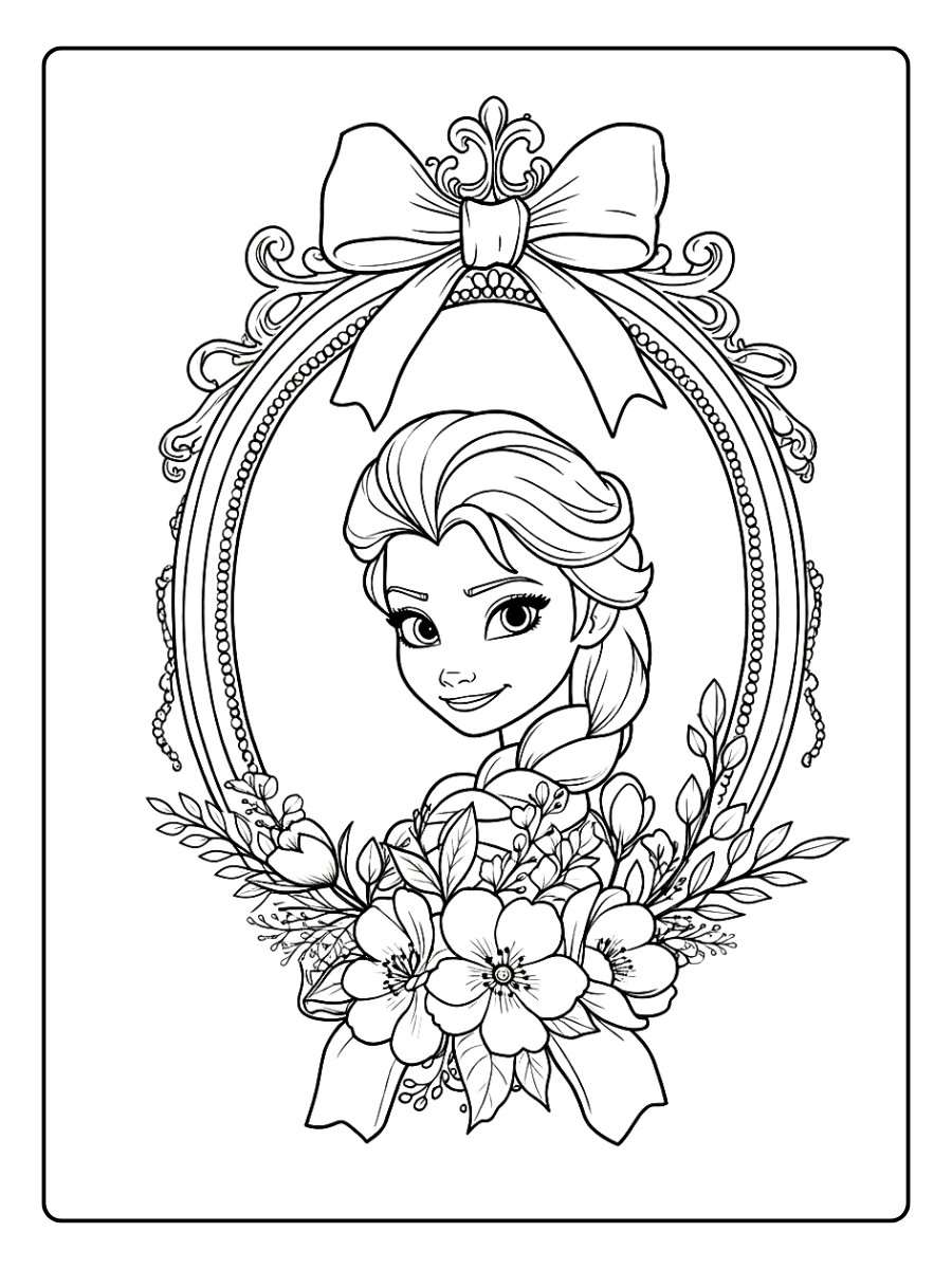Coloriage Reine des Neiges 2 (5)