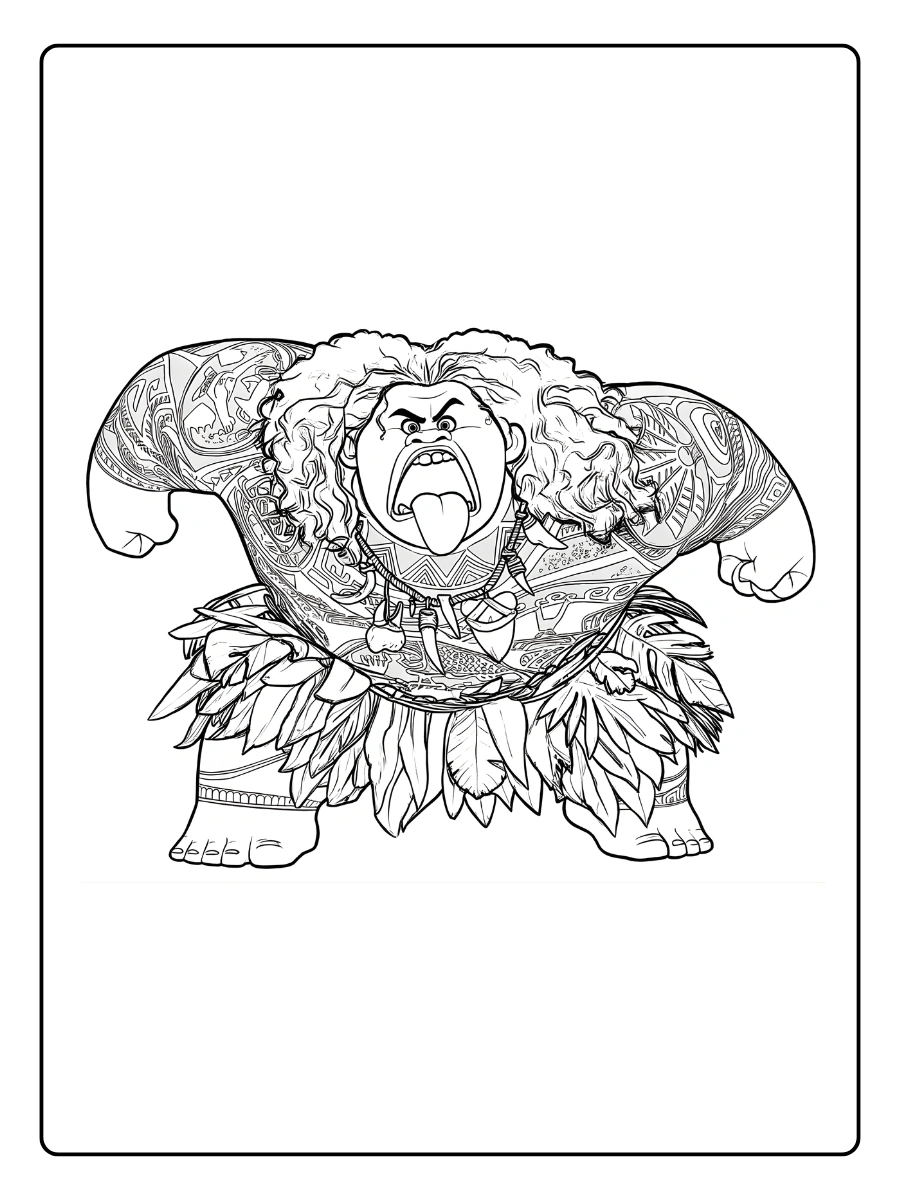 Coloriage Vaiana (16)