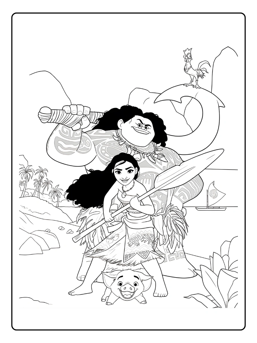 Coloriage Vaiana (19)