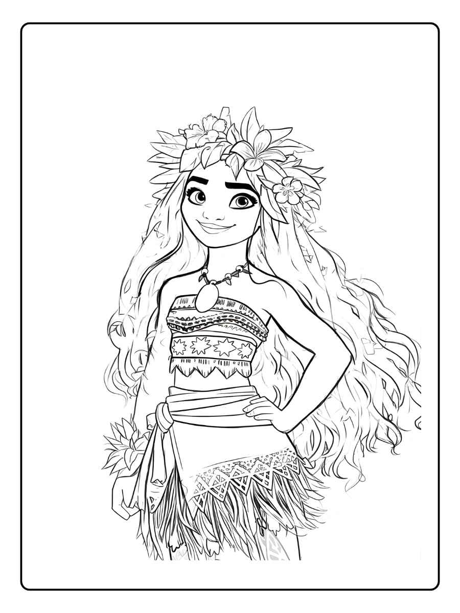 Coloriage Vaiana (23)