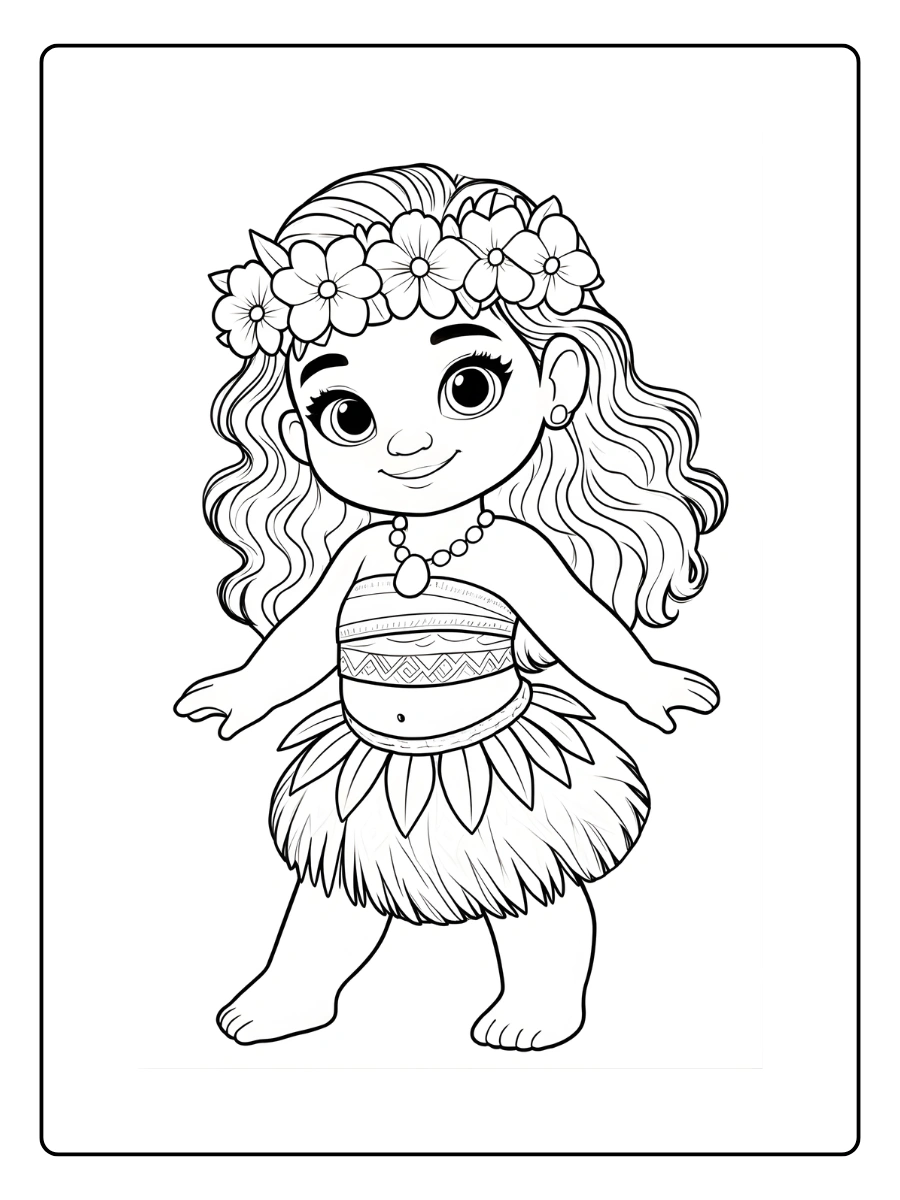 Coloriage Vaiana (3)