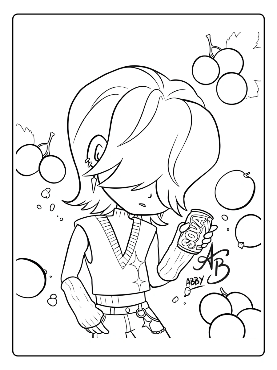 Mystery Saja Coloriage (12)