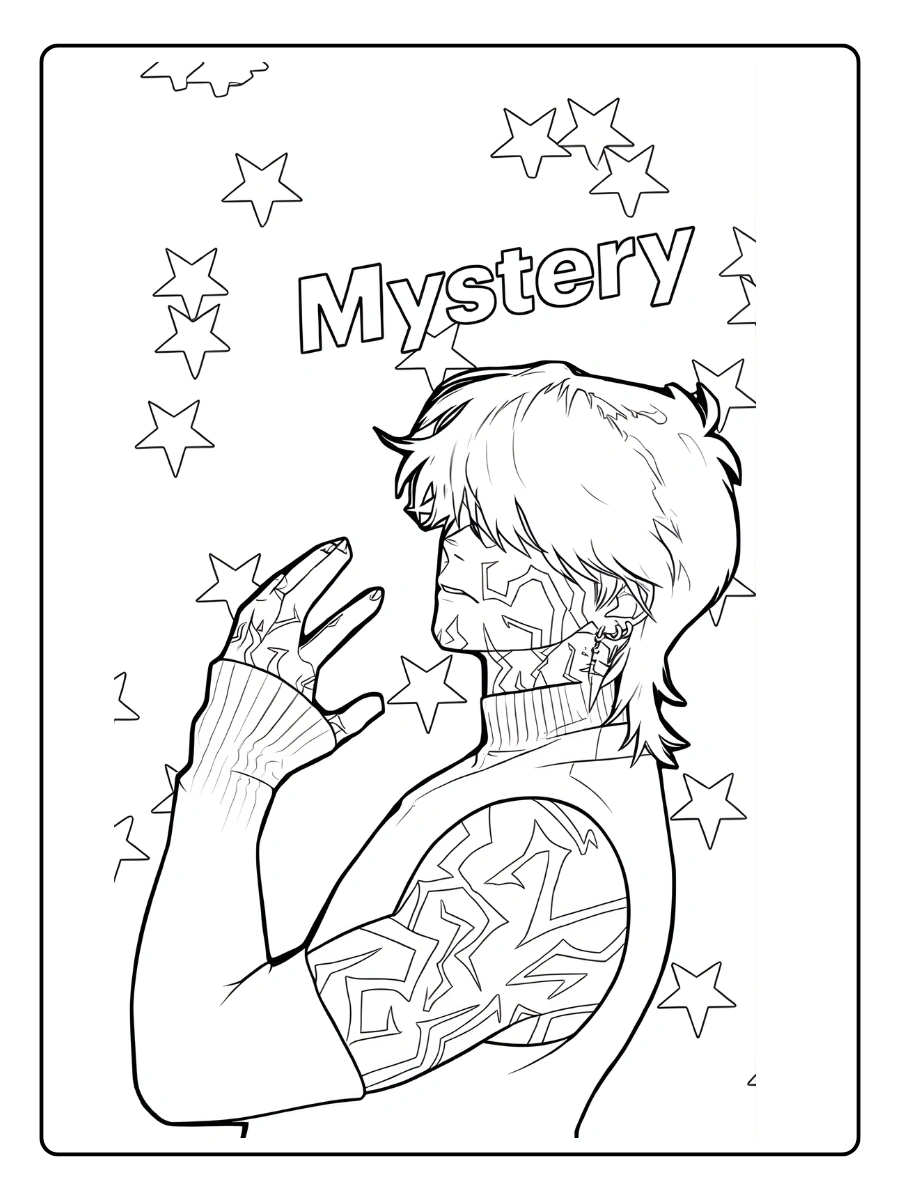 Mystery Saja Coloriage (4)