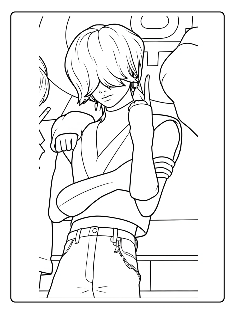 Mystery Saja Coloriage (5)