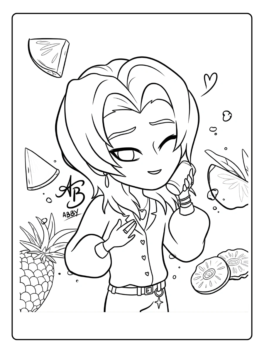 Romance Saja Coloriage (11)