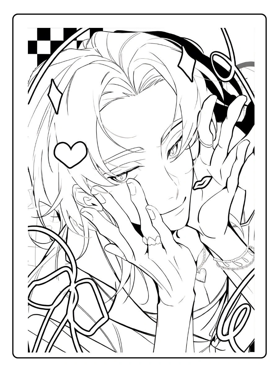 Romance Saja Coloriage (12)