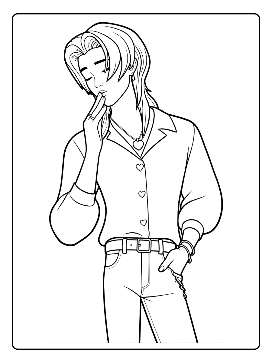 Romance Saja Coloriage (5)