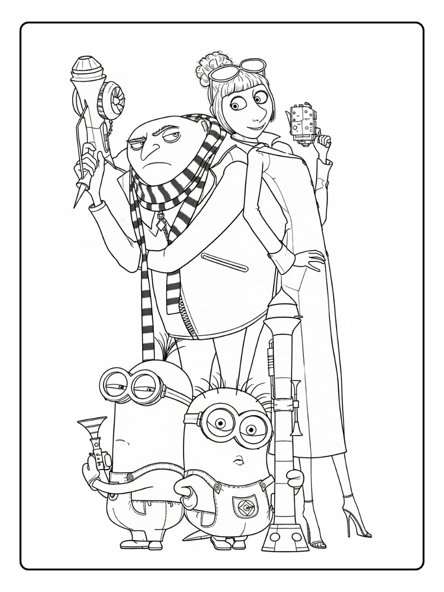 bébé minions coloriage (2)