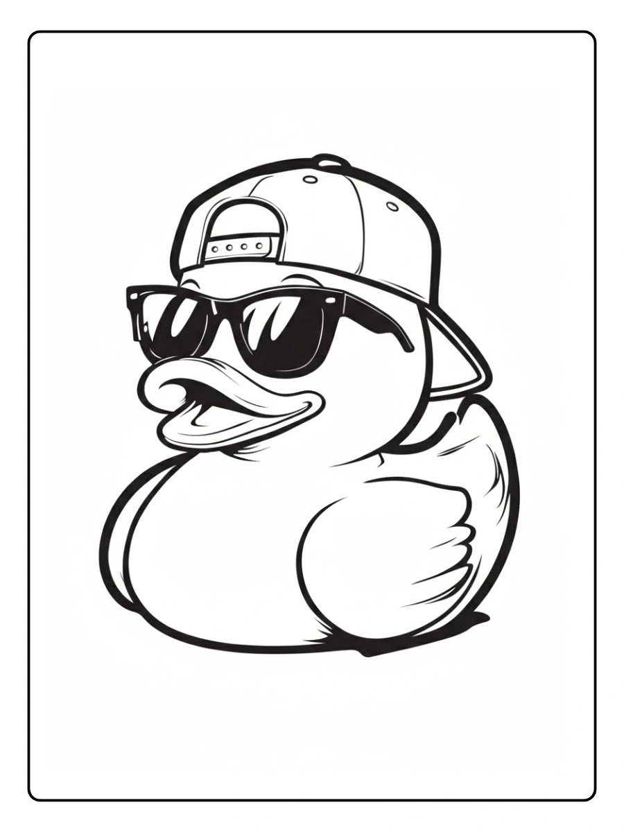 Coloriage Canard (1)